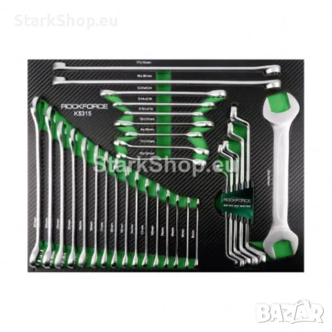 ПРОФЕСИОНАЛЕН Шкаф Количка с Инструменти 274 части с 7 Чекмеджета – 5 Пълни ROCKFORCE, снимка 7 - Други инструменти - 50318314