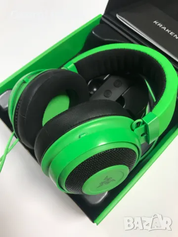 Слушалки Razer Kraken Tournament Edition Green, снимка 5 - Слушалки и портативни колонки - 48102622