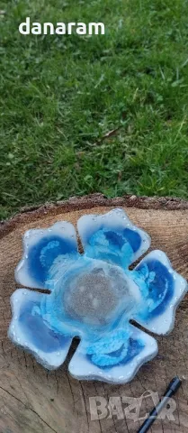 купички и чинийки от епоксидна смола , снимка 2 - Други - 49936388
