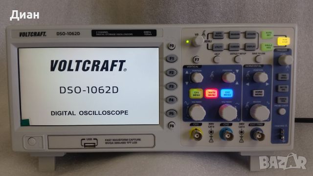 Осцилоскоп VOLTCRAFT DSO-1062D, снимка 1 - Друга електроника - 46257890