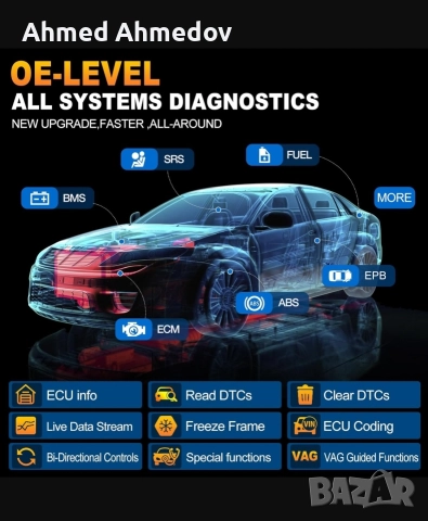 Автомобилна диагностика Lanunch x431 pro elite , снимка 3 - Аксесоари и консумативи - 52673754