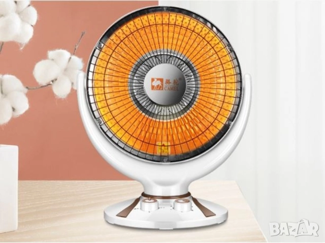 Преносим настолен електрически нагревател + функция вентилатор DN2, снимка 2 - Друга електроника - 52131352