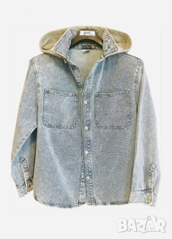 Дънкова риза ZARA 164см/13-14 г , снимка 3 - Детски ризи - 43872452