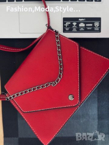 Красива Дамска чанта червена,бордо