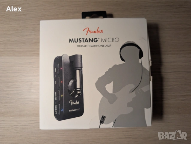 Усилвател Fender Mustang Micro, снимка 5 - Китари - 53469525