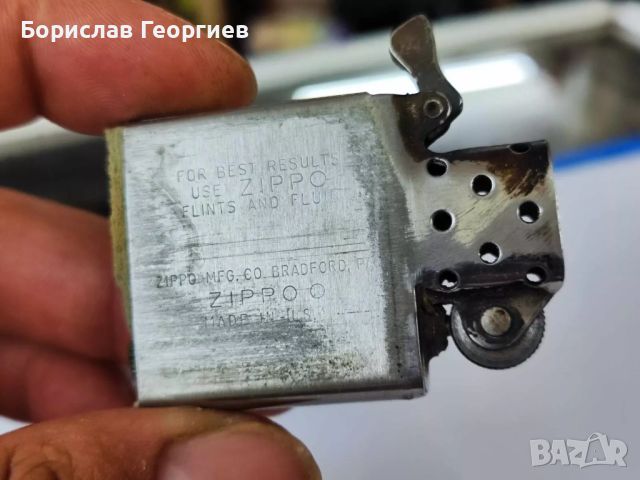 Оригинална запалка Zippo 1971 г, снимка 7 - Колекции - 46740156