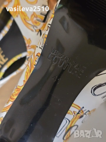 Versace Jeans Couture оригинални нови дамски обувки на ток , снимка 12 - Дамски обувки на ток - 53892519