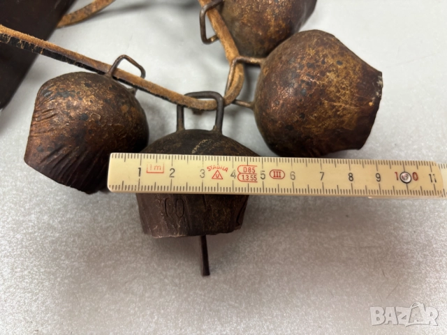 Истински Автентични Стари Хлопки-5 броя на кожен каиш, снимка 15 - Антикварни и старинни предмети - 52803117