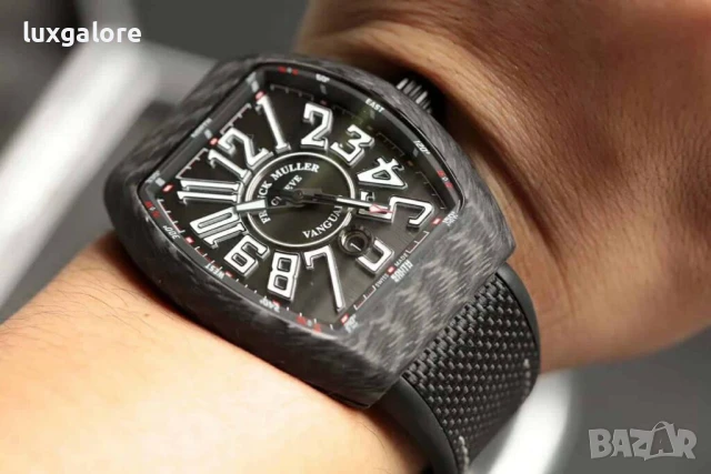 Мъжки часовник Franck Muller Vanguard V45 Carbon с автоматичен швейцарски механизъм, снимка 6 - Мъжки - 51293660