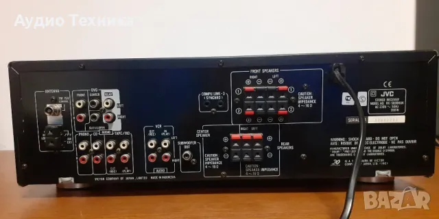 Транзисторен ресивър JVC RX-5000R. 5х100W. Много добър!, снимка 9 - Ресийвъри, усилватели, смесителни пултове - 47432855