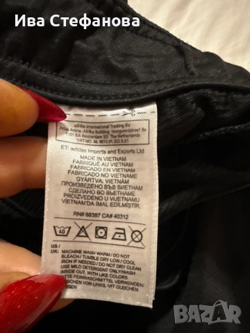 Ново дамско спортно черно 100% оригинално марково долнище adidas Adidas Адидас , снимка 4 - Спортни екипи - 52516358