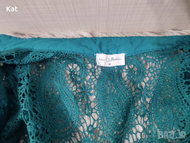 Къса дамска дантелена рокля, снимка 3 - Рокли - 52433770