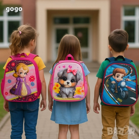 Детски ранички с цветни герои – стил и удобство за училище и игри