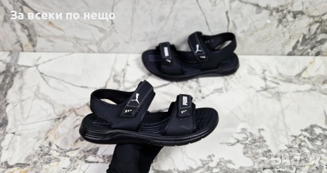 Puma Мъжки Черни Ежедневни Сандали Пума Код P707, снимка 8 - Мъжки сандали - 50585060