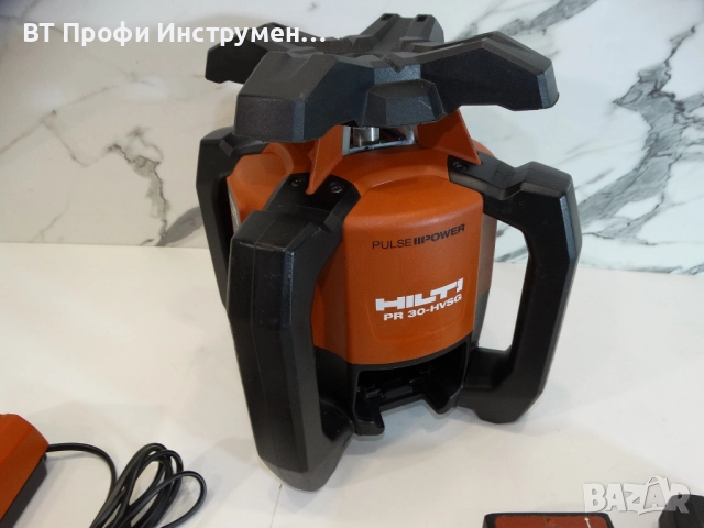 Hilti PR 30 HVSG A12 - Ротационен лазерен нивелир със зелен лъч, снимка 3 - Други инструменти - 52970302