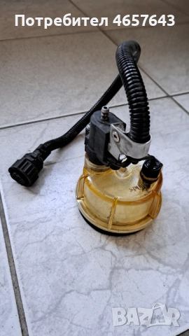 Капачка с подгряване за горивен филтър (сепаратор), снимка 3 - Части - 52523941