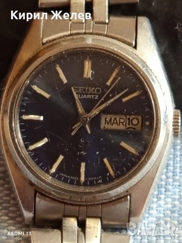 Дамски часовник SEIKO QUARTZ JAPAN много красив стилен дизайн 39783, снимка 2 - Дамски - 54118616