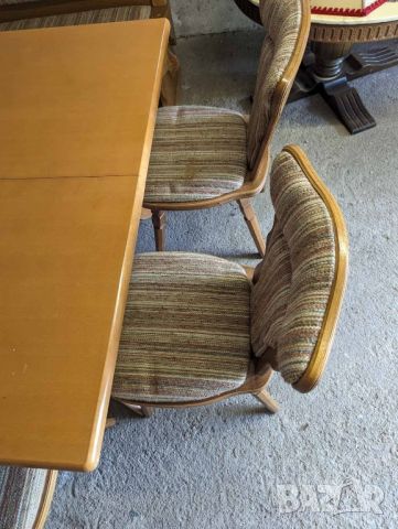 Комплект Кухненски ъглов диван с три стола и маса. , снимка 7 - Дивани и мека мебел - 46435253