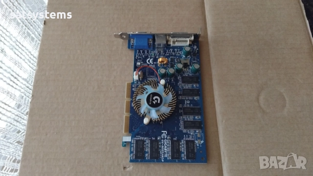 Видео карта NVidia GeForce 4 Gigabyte FX5500 128MB DDR 128bit AGP, снимка 6 - Видеокарти - 52185062