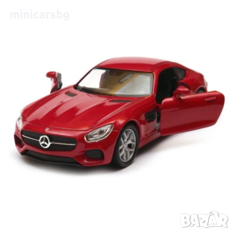 1:34 Метални колички: Mercedes AMG GT - Welly, снимка 2 - Колекции - 44991072