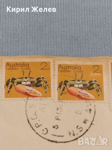 Стар пощенски плик с марки и печати Сидни Австралия за КОЛЕКЦИЯ ДЕКОРАЦИЯ 46062, снимка 2 - Филателия - 46280367