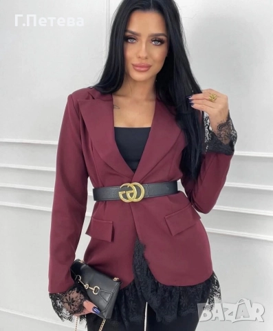 ❌Сако с дантела, снимка 3 - Сака - 52794467