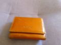 Гранде марково портмоне оранжево естествена кожа 105х80мм, снимка 1 - Портфейли, портмонета - 45083047