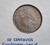 Мексико. Стара серия. Чисто нови. 1965 - 1968 година. 1 песо е сребърна монета.., снимка 3