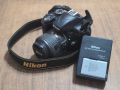 Nikon D3300 фотоапарат + зарядно и батерия, снимка 1