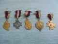 № 8346 Стари медали / ретро значки / колекционерски комплект (5 броя), снимка 1