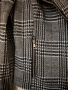 Ново дамско есенно яке от плат S размер сиво черно каре, снимка 3