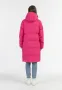 Розов неон дълго дамско зимно яке , снимка 2