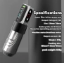 Flux max replica rattoo machine/ машинка за татуиране/татуси/татуировки, снимка 6