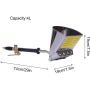 Пневматичен пистолет за нанасяне на мазилка / шпакловка на тавани с 4 дюзи, ROTOR SN-02F, снимка 2