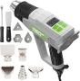 Пистолет за горещ въздух Huepar Tools HG01 с цифров дисплей, 50 °C - 660 °C, 10 аксесоара + защити, снимка 1