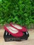 Червени балерини , снимка 1 - Дамски ежедневни обувки - 45118204