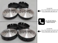 Капачки за джанти за Volkswagen Audi Bmw Mercedes Subaru Kia Volvo Oz Dacia Ford Seat Skoda Citroen , снимка 11