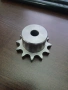 Зъбно колело с 12 зъба (Гроздомелачка, Мотофреза, Трактор, Комбайн), снимка 2