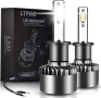 LTPAG H1 LED крушки 72W 12000LM дълги или къси светлини за автомобил, снимка 1