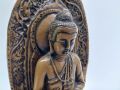 Стара, много детайлно изработена фигура на Буда, снимка 9