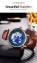 LIGE Relogio Masculino моден кварцов часовниk модел 2024,водоусточив,кожена каишка,уникален дизайн, снимка 1