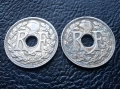 Стара монета 10 сантима 1935 г. и 1936 г.Франция - красиви !, снимка 11