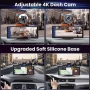 Мултимедия 4К + 1080P камера за кола с IPS тъчскрийн, CarPlay/Android Auto и GPS, снимка 4