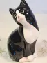 керамична фигурка на коте 6/5, снимка 2
