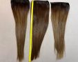 Три двойни реда естествена коса (клас Делукс JSP)| 48 см / 146 грама, снимка 9