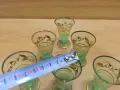 стари стъклени чаши чашки, снимка 4