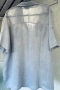 Риза от тънък лен овърсайз френско сиво, снимка 6