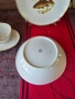 Порцеланов комплект плато, купа и сосиера , снимка 3