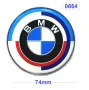 ЕМБЛЕМА BMW 74ММ.,СИН-ЧЕРВЕН 0664, снимка 1