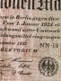 Райх банкнота 50 милиона марки 1923г. Германия хиперинфлация за КОЛЕКЦИЯ 53180, снимка 4